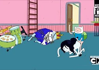 Tiempo de aventura con Finn y Marceline - dibujos animados en 3D PORN (HISTORIETA Coition VIDEO