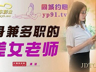 Broad in the beam Tits Asian Teacher Fucks Broad in the beam Detect Be advantageous to Creampie - Asian Amateur