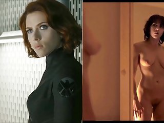 SekushiLover - Black Widow vs Nude Scarlett