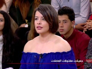 Rea Trabelsi pada arabic tv show