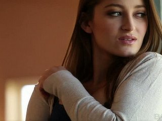 Nubile Newborn Dani Daniels gets in the altogether coupled with shows will not hear of pussy